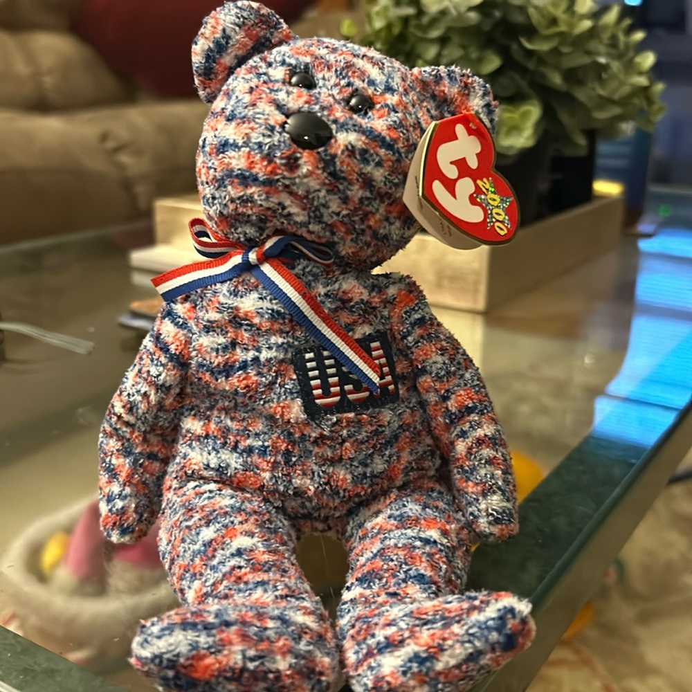 TY USA Beanie baby